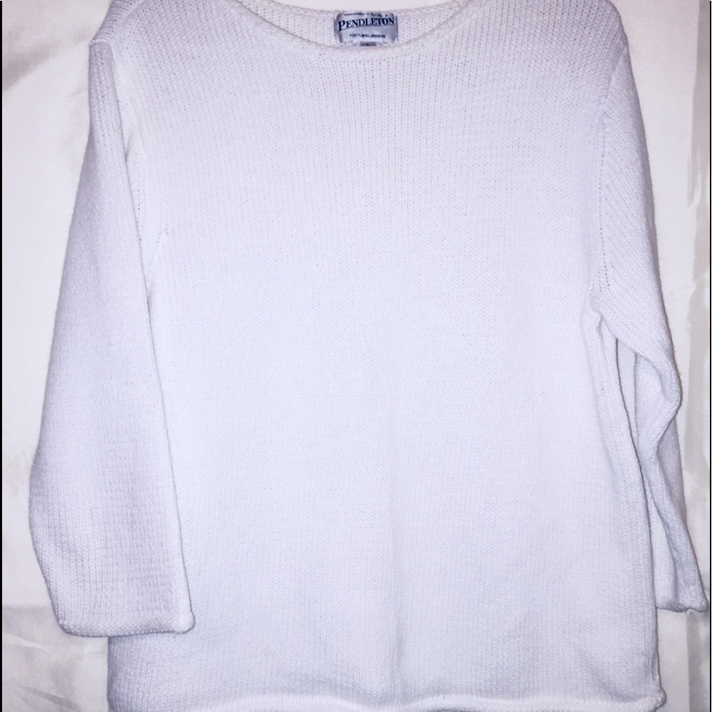 Ladies Pendleton chunky sweater 100% cotton